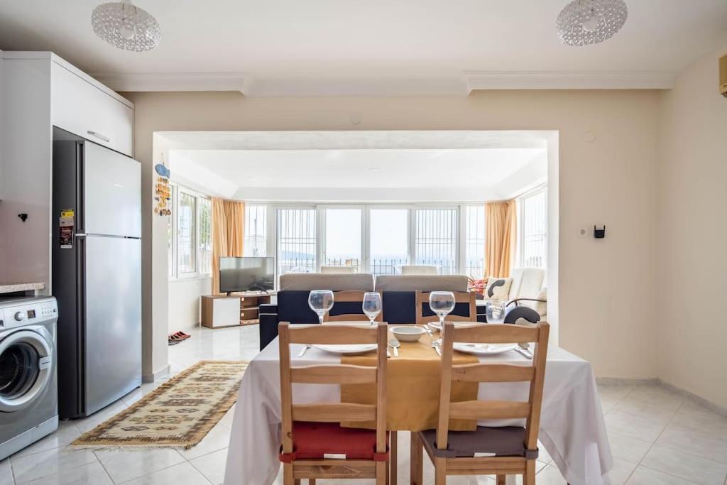 Bodrum Burcu Residence, Magnificent Sea View, Cozy, Free Otopark, Free Wifi Екстериор снимка