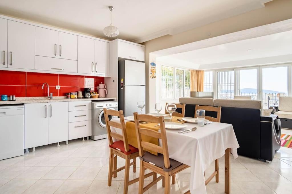 Bodrum Burcu Residence, Magnificent Sea View, Cozy, Free Otopark, Free Wifi Екстериор снимка